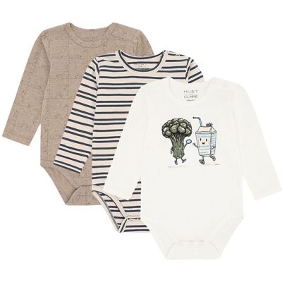Hust&Claire Hust and Claire Hcbertram 3-pack body, Ivory (74) 74 Hust&Claire Hust and Claire Hcbertram 3-pack body, Ivory (74) 74