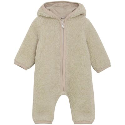 HUTTEliHUT Pixie Teddy ulldress med fôr, Cement (92) 92 HUTTEliHUT Pixie Teddy ulldress med fôr, Cement (92) 92