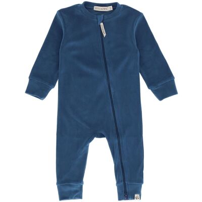 Gullkorn Jona Fleece heldress til baby, Stormblå (74) 74 Gullkorn Jona Fleece heldress til baby, Stormblå (74) 74