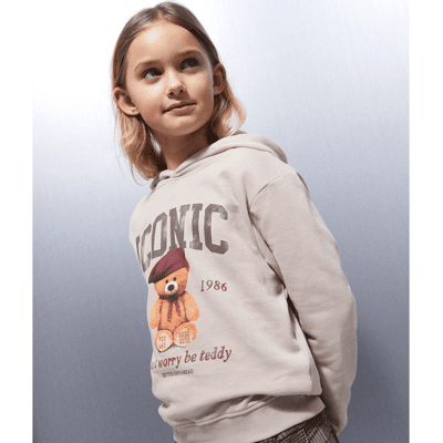 Name It Nkfrycca hettegenser til barn, Cement (116) 116 Name It Nkfrycca hettegenser til barn, Cement (116) 116