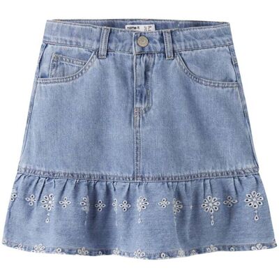 Name It Nkfhallie denim skjørt til barn, Light Blue Denim (116) 116 Name It Nkfhallie denim skjørt til barn, Light Blue Denim (116) 116