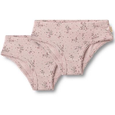 Wheat Havanna 2-pack truser til barn, Lilac Flowers (122) 122 Wheat Havanna 2-pack truser til barn, Lilac Flowers (122) 122