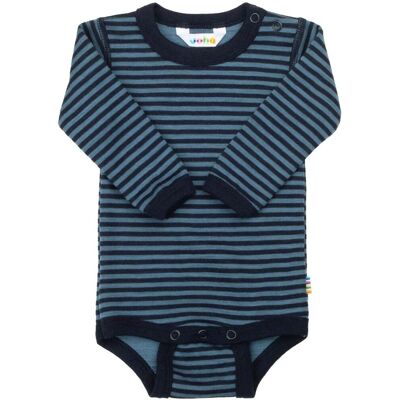 Joha Mini Stripe body i ull, Blue (70) 70 Joha Mini Stripe body i ull, Blue (70) 70