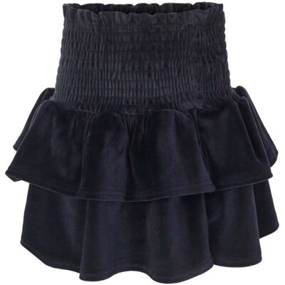 Vilje & Ve Hermine velour skjørt til barn, Midnight navy (146) 146 Vilje & Ve Hermine velour skjørt til barn, Midnight navy (146) 146