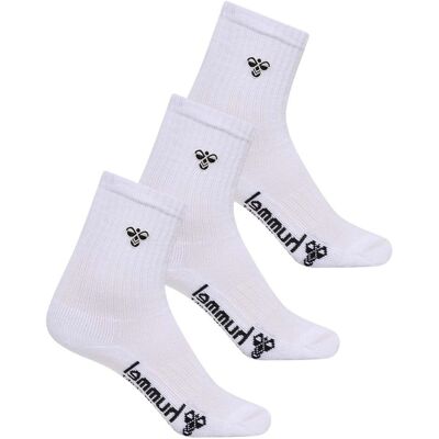 Hummel jr Bee 3-Pack sokker til barn, White (24/27) 24/27 Hummel jr Bee 3-Pack sokker til barn, White (24/27) 24/27