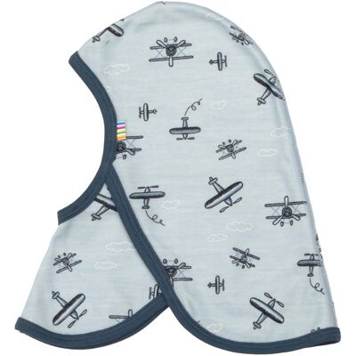 Joha balaclava i ull/bambus til baby og småbarn, Light blue (9-12mnd) 9-12mnd Joha balaclava i ull/bambus til baby og småbarn, Light blue (9-12mnd) 9-12mnd
