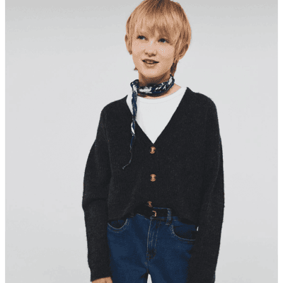 Name It Nkfholly strikket cardigan til barn, Dark Grey Mel. (122/128) 122/128 Name It Nkfholly strikket cardigan til barn, Dark Grey Mel. (122/128) 122/128