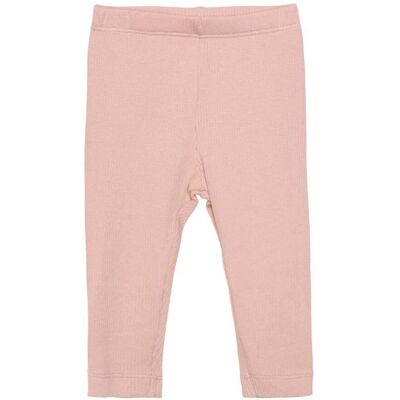 MinyMo ribb leggings til baby, Misty Rose (80) 80 MinyMo ribb leggings til baby, Misty Rose (80) 80