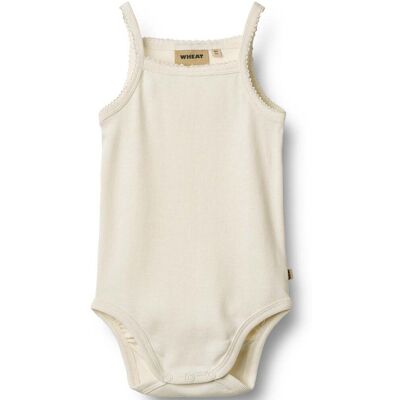 Wheat Ellen ermeløs body, ivory (74) 74 Wheat Ellen ermeløs body, ivory (74) 74