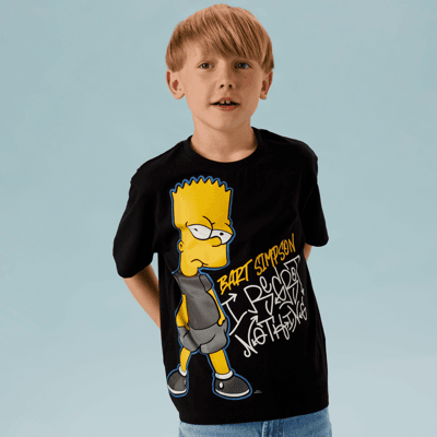 Name It Nkmjuda Simpsons t-skjorte til barn, Black (134/140) 134/140 Name It Nkmjuda Simpsons t-skjorte til barn, Black (134/140) 134/140
