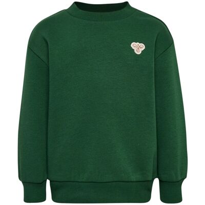 Hummel Bee sweatshirt til småbarn, Dark Green (74) 74 Hummel Bee sweatshirt til småbarn, Dark Green (74) 74