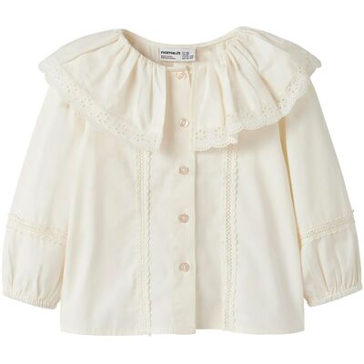 Name It Nmfkis bluse til småbarn, Antique White (104) 104 Name It Nmfkis bluse til småbarn, Antique White (104) 104