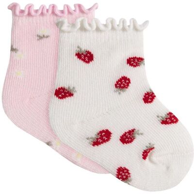 Name It Nbfjuberry 2-pack sokker til baby, Cloud Dancer (62/68) 62/68 Name It Nbfjuberry 2-pack sokker til baby, Cloud Dancer (62/68) 62/68