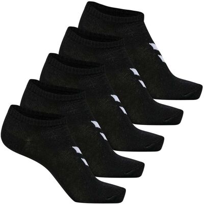 Hummel 5-pack ankelsokker til barn, Black/Black (24/27) 24/27 Hummel 5-pack ankelsokker til barn, Black/Black (24/27) 24/27