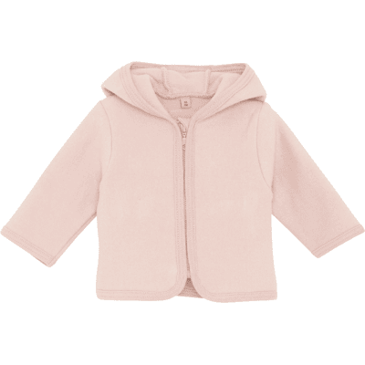 Huttelihut jakke i bomullsfleece, Peach Blush (86) 86 Huttelihut jakke i bomullsfleece, Peach Blush (86) 86