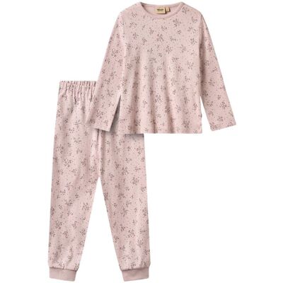 Wheat Mila pyjamas til barn, Lilac Flowers (104) 104 Wheat Mila pyjamas til barn, Lilac Flowers (104) 104