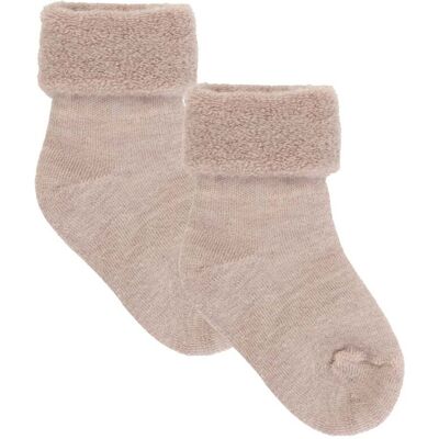 Joha terrysokker i ull til baby, Beige mel. (23/26) 23/26 Joha terrysokker i ull til baby, Beige mel. (23/26) 23/26