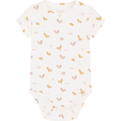 Hust&Claire bambus Hust and Claire Buller kortermet body, Ivory (74) 74 Hust&Claire bambus Hust and Claire Buller kortermet body, Ivory (74) 74