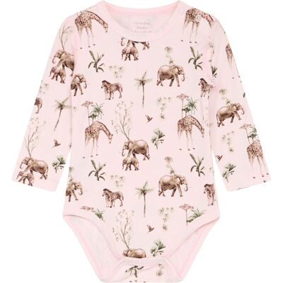 Hust&Claire bambus Hust & Claire body i bambus m/safari dyr, Rose morn (50) 50 Hust&Claire bambus Hust & Claire body i bambus m/safari dyr, Rose morn (50) 50