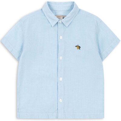 Konges Sløjd Fran kortermet skjorte til barn, Blue Check (7-8 år) 7-8 år Konges Sløjd Fran kortermet skjorte til barn, Blue Check (7-8 år) 7-8 år