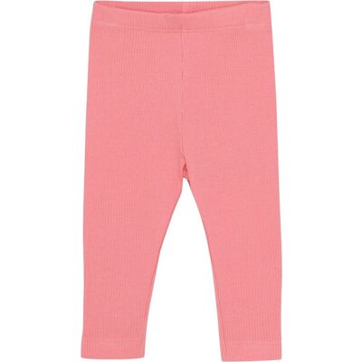 Minymo Rib leggings til baby, Strawberry Pink (74) 74 Minymo Rib leggings til baby, Strawberry Pink (74) 74