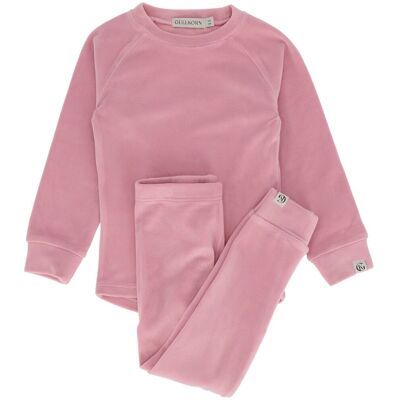 Gullkorn Jona fleece-sett til barn, Tåkerosa (86/92) 86/92 Gullkorn Jona fleece-sett til barn, Tåkerosa (86/92) 86/92