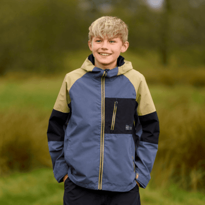 Color Kids Colorkids Colorblock skalljakke til barn, Turbulence (140) 140 Color Kids Colorkids Colorblock skalljakke til barn, Turbulence (140) 140