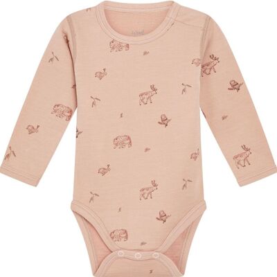 Hust&Claire ull Hust & Claire body ull/bambus skogsdyr, Rose Cloud (56) 56 Hust&Claire ull Hust & Claire body ull/bambus skogsdyr, Rose Cloud (56) 56