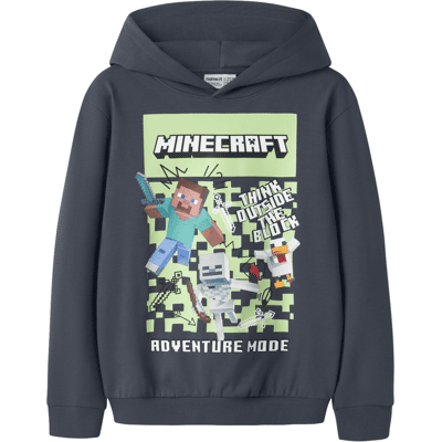 Name It Nkmsalva Minecraft hettegenser, Ombre Blue (116) 116 Name It Nkmsalva Minecraft hettegenser, Ombre Blue (116) 116