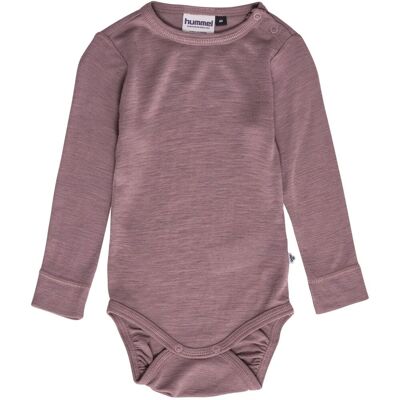 Hummel Hmlmini body i ull, Twilight Mauve (74) 74 Hummel Hmlmini body i ull, Twilight Mauve (74) 74