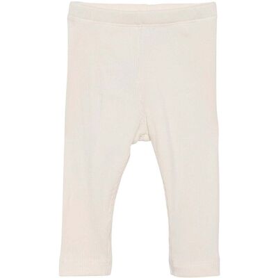 MinyMo Rib leggings til baby, Seedpearl (62) 62 MinyMo Rib leggings til baby, Seedpearl (62) 62