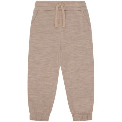 Hust&Claire ull Hust and Claire Galon ull/bambus joggebukse, Biscuit (140) 140 Hust&Claire ull Hust and Claire Galon ull/bambus joggebukse, Biscuit (140) 140