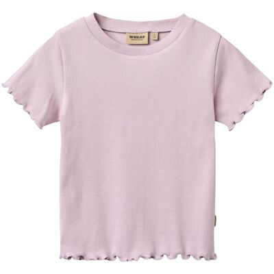 Wheat Alicia ribb t-skjorte til barn, Lavender (116) 116 Wheat Alicia ribb t-skjorte til barn, Lavender (116) 116