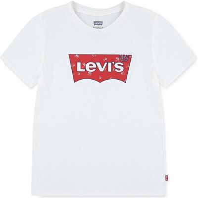 Levis Batwing Floral t-skjorte til barn, Blanc De Blanc (14 år) 14 år Levis Batwing Floral t-skjorte til barn, Blanc De Blanc (14 år) 14 år