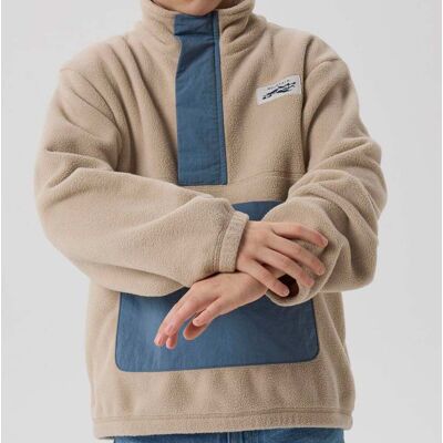 Name It Nknmeeko fleecegenser til barn, Pure Cashmere (122) 122 Name It Nknmeeko fleecegenser til barn, Pure Cashmere (122) 122
