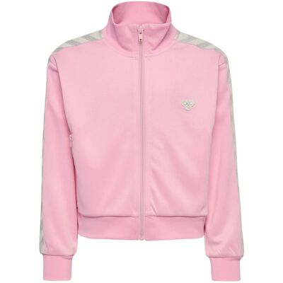 Hummel Poly Tape zip-genser til barn, Roseate Spoonbill (104) 104 Hummel Poly Tape zip-genser til barn, Roseate Spoonbill (104) 104