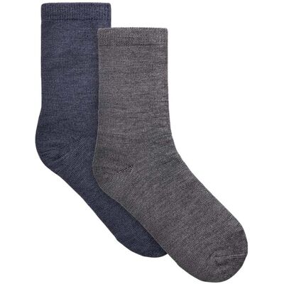 Name It Nkmwakta 2-pack ullsokker til barn, Dark Grey Mel. (34/36) 34/36 Name It Nkmwakta 2-pack ullsokker til barn, Dark Grey Mel. (34/36) 34/36