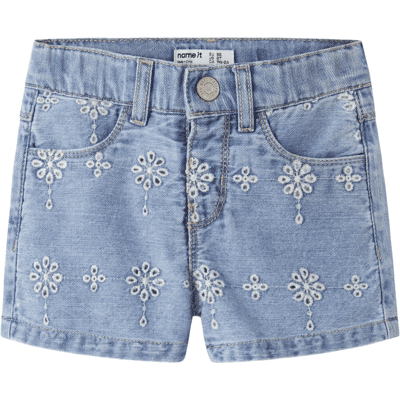 Name It Nmfrose Mom shorts til småbarn, Light Blue Denim (116) 116 Name It Nmfrose Mom shorts til småbarn, Light Blue Denim (116) 116
