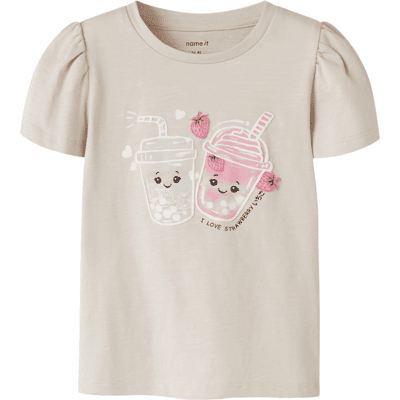 Name It Nmfjelleanal t-skjorte til småbarn, Almond Milk (98) 98 Name It Nmfjelleanal t-skjorte til småbarn, Almond Milk (98) 98