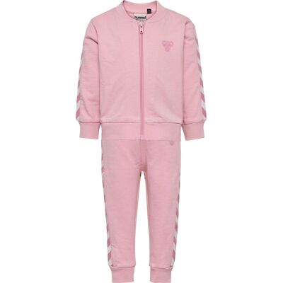 Hummel Chevron joggedress-sett til småbarn, Pink Nectar (98) 98 Hummel Chevron joggedress-sett til småbarn, Pink Nectar (98) 98