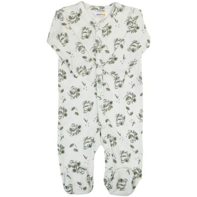 Joha Unicorn & Dino heldress/pyjamas i bambus, Mint (70) 70 Joha Unicorn & Dino heldress/pyjamas i bambus, Mint (70) 70