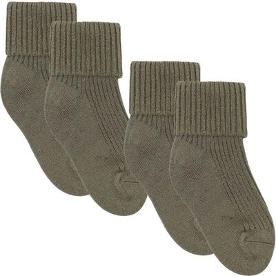 Hust&Claire ull Hust and Claire Flosi 2-Pack Socks Ull/bambus, Turtle (22/24) 22/24 Hust&Claire ull Hust and Claire Flosi 2-Pack Socks Ull/bambus, Turtle (22/24) 22/24
