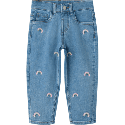 Name It Nmfbella Mom-jeans til småbarn, Medium Blue Denim (104) 104 Name It Nmfbella Mom-jeans til småbarn, Medium Blue Denim (104) 104