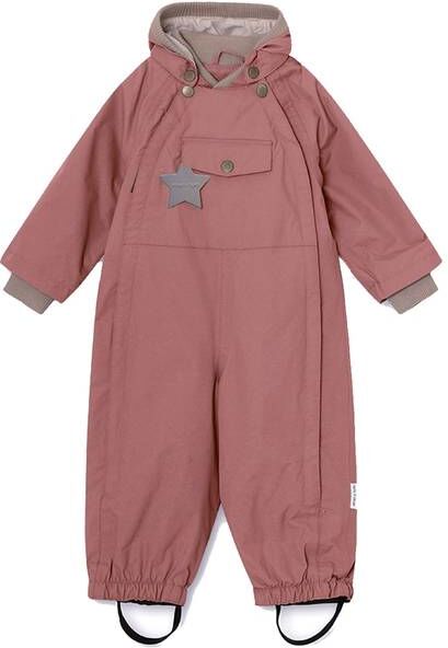 Mini A Ture Wisto Parkdress M/fleece, Wood Rose