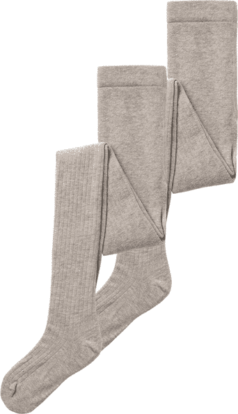 Bilde av Pure Cashmere Melange Strømpebukser Rib 2-pakning Noos str. 74/80