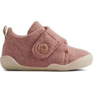 Wheat Sko Wheat Fleecy ulltøfler til barn, Dusty Rouge (27) 27 Wheat Sko Wheat Fleecy ulltøfler til barn, Dusty Rouge (27) 27