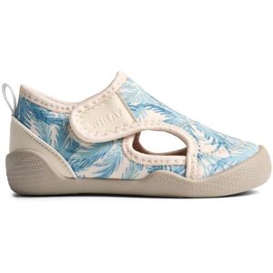 Wheat Sko Wheat Swirl badesko til barn, Palm blue (24) 24 Wheat Sko Wheat Swirl badesko til barn, Palm blue (24) 24
