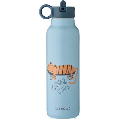 Liewood Falk drikkeflaske 500ml, Tiger/Beach blue Liewood Falk drikkeflaske 500ml, Tiger/Beach blue