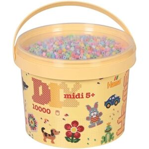 Hama Midi Beads 10.000 Pcs In  Bucket Mix 50