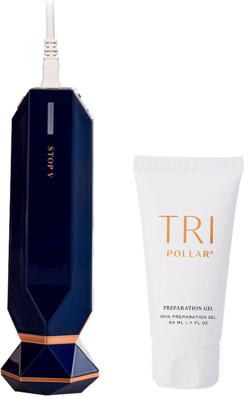 TriPollar STOP V Facial Reshaping & Rejuvenation Device- Navy